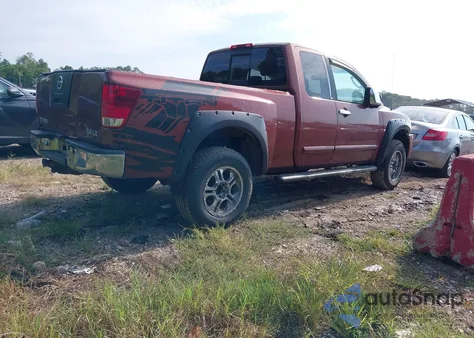 2004 Nissan Titan Le из США, поврежденный, VIN 1N6AA06B44N568137